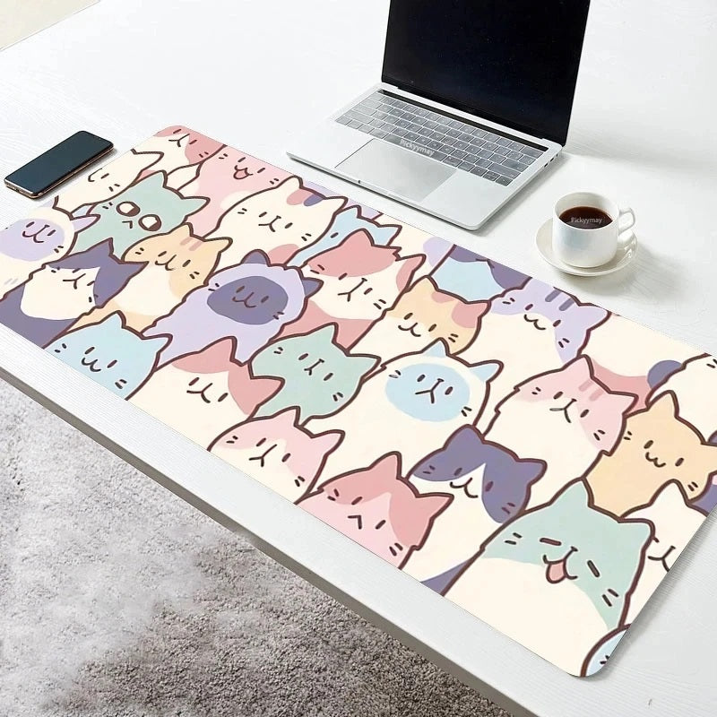 Crowded Cats Mouse Pad