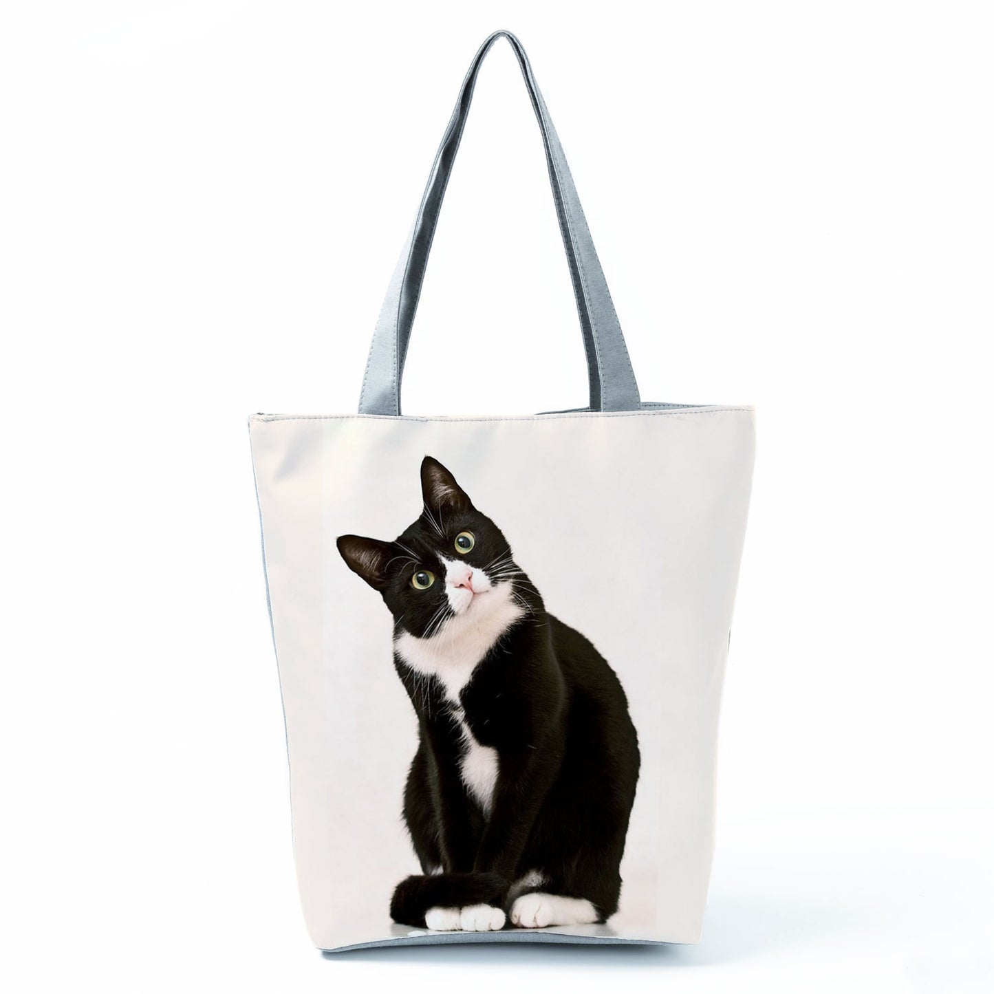 Black and White Cat Tote Bag