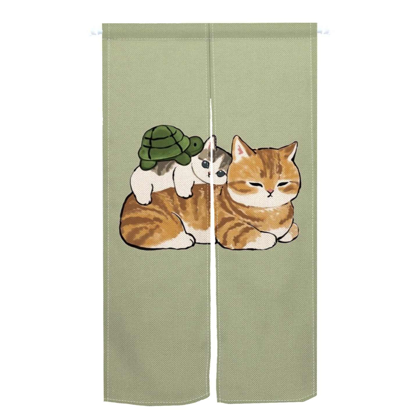 Japanese Style Cat Door Curtain