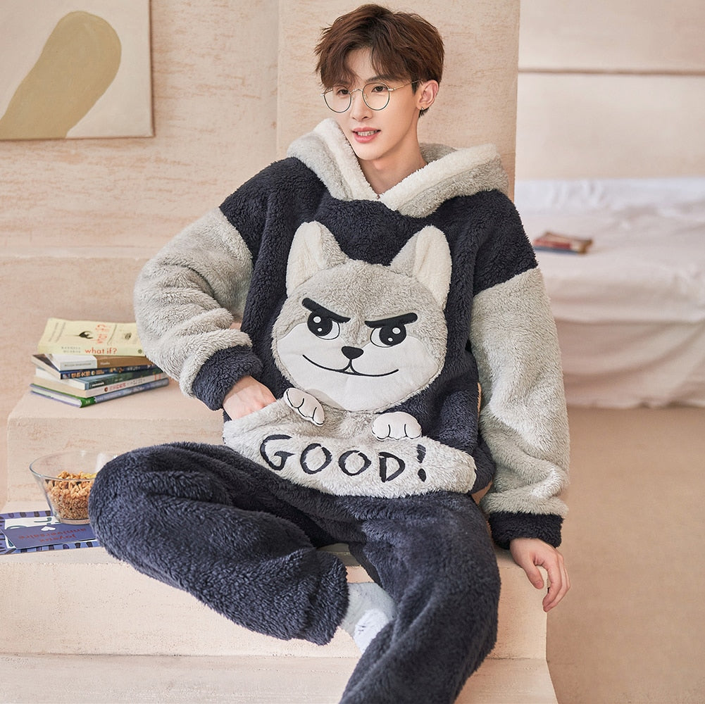 Dog Winter Pajama Set