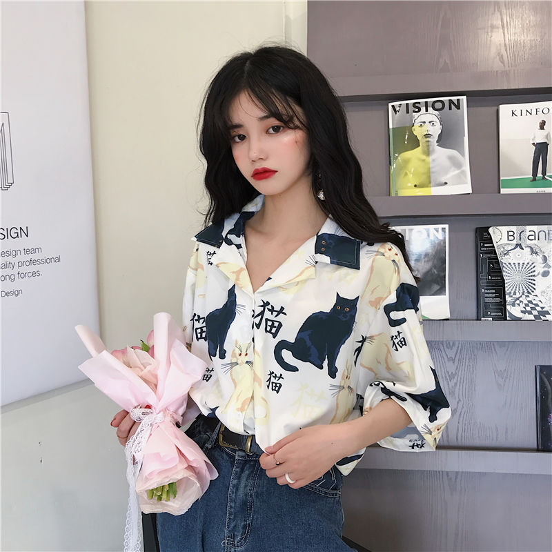 Japanese Style Cat Shirt
