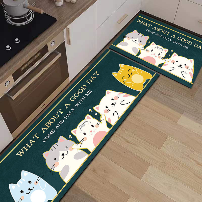 Cat Kitchen Floor Mat