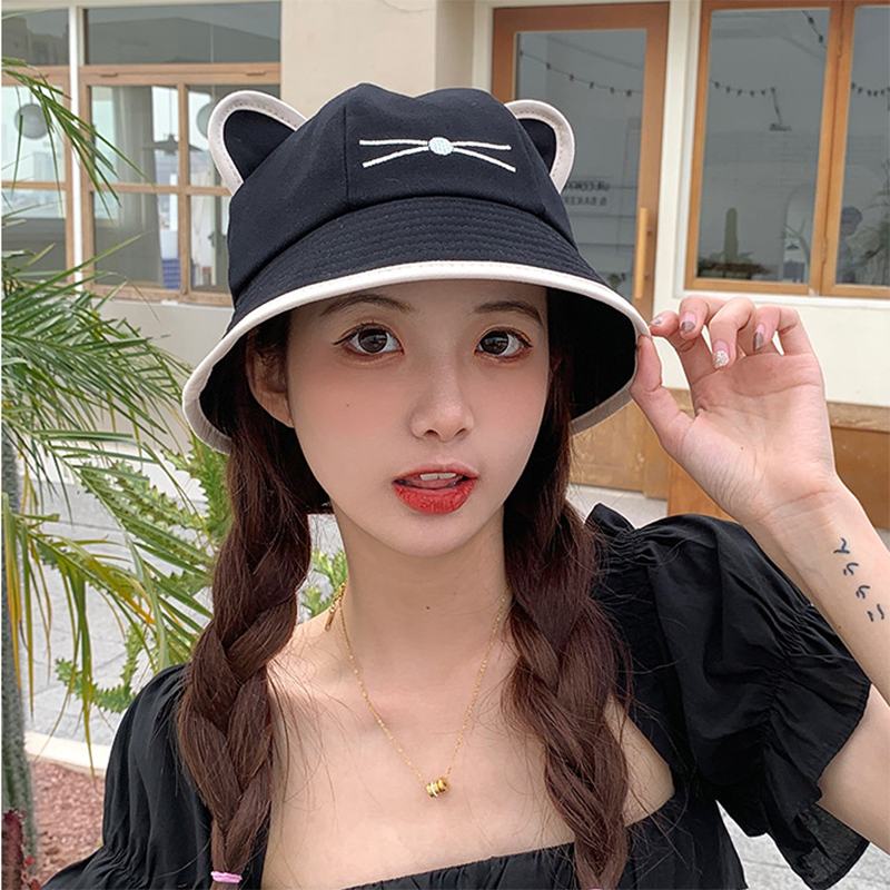 Cat Ears Bucket Hat