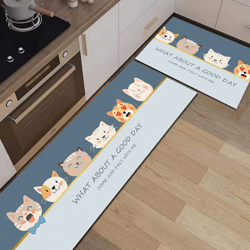 Cat Kitchen Floor Mat