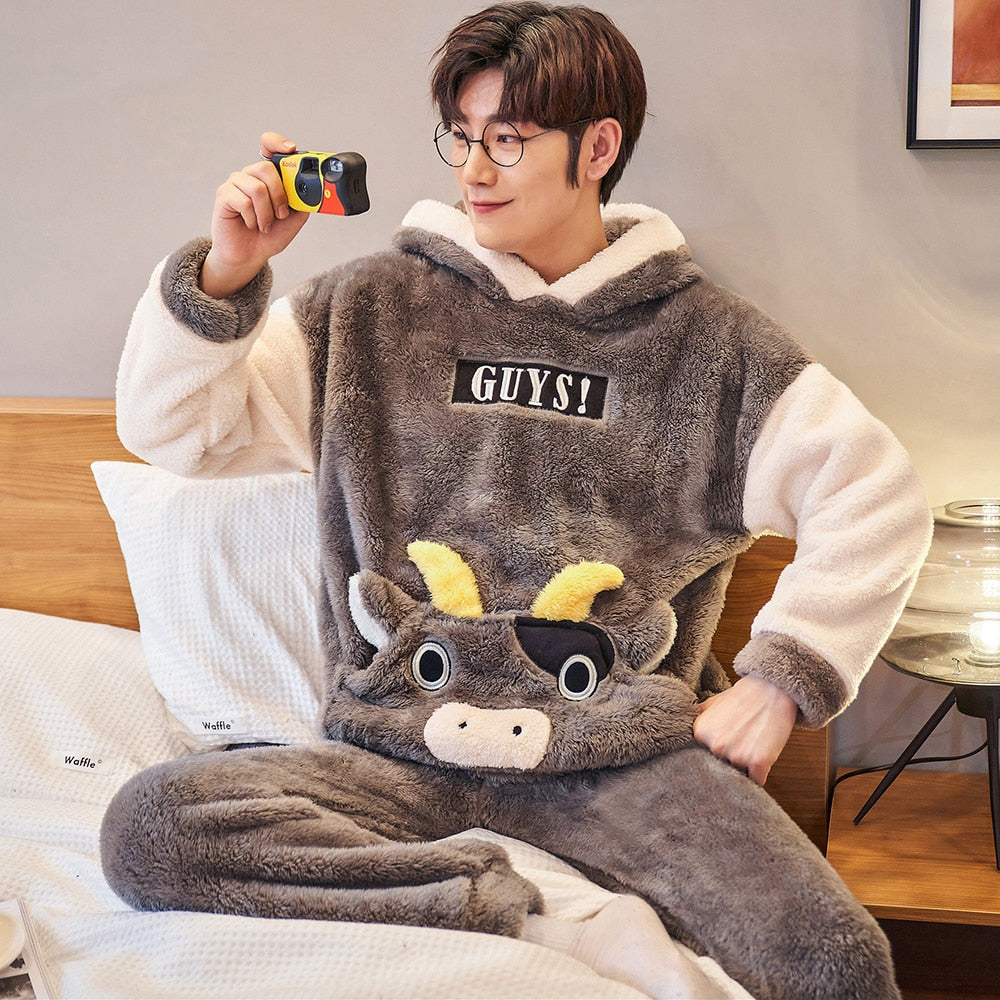 Cow Winter Pajama Set