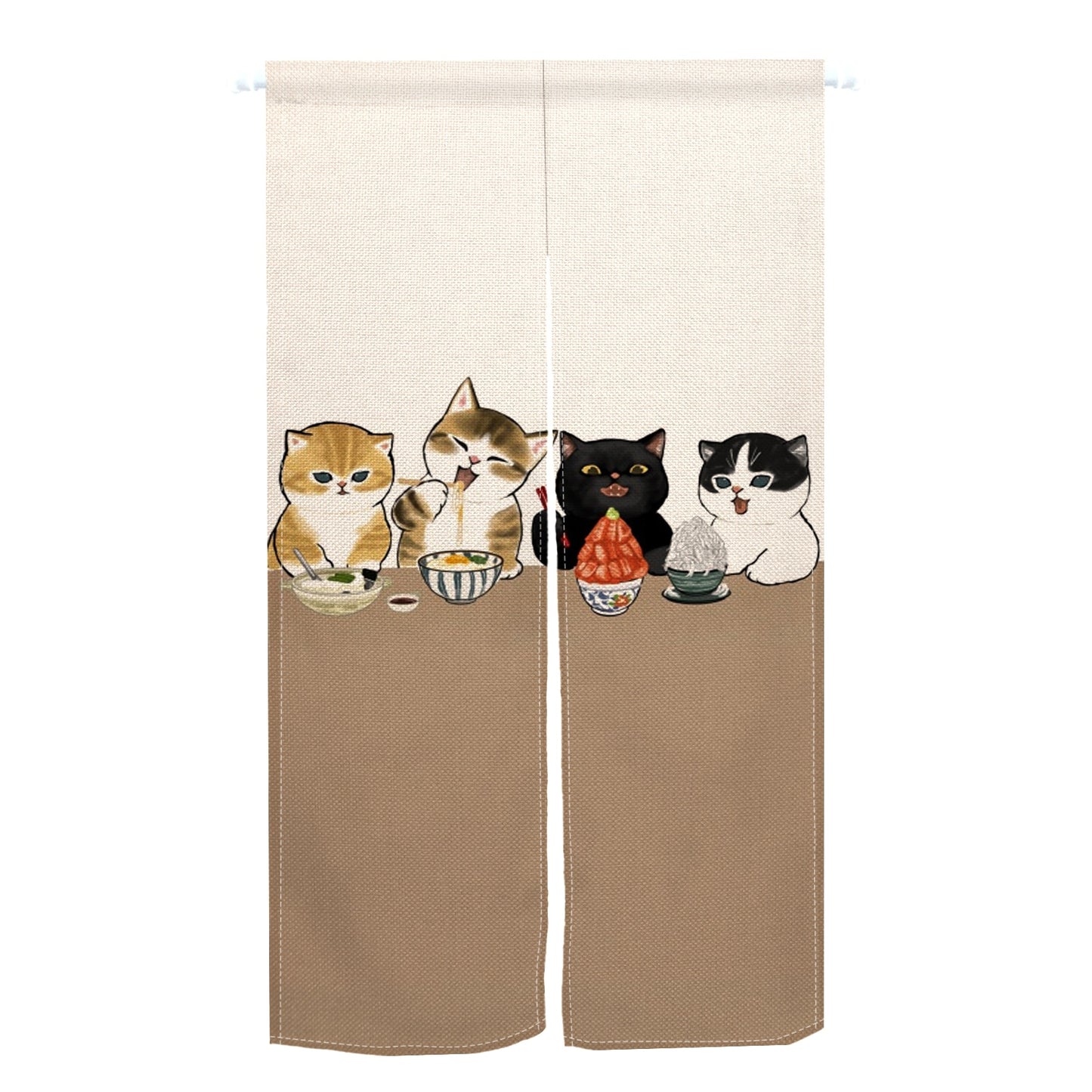 Japanese Style Cat Door Curtain