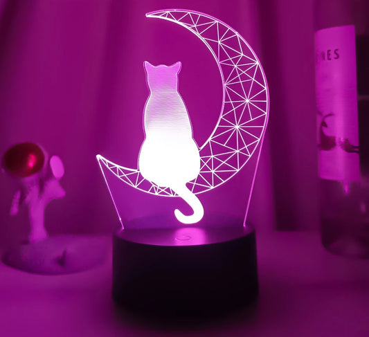 月貓 LED 夜燈