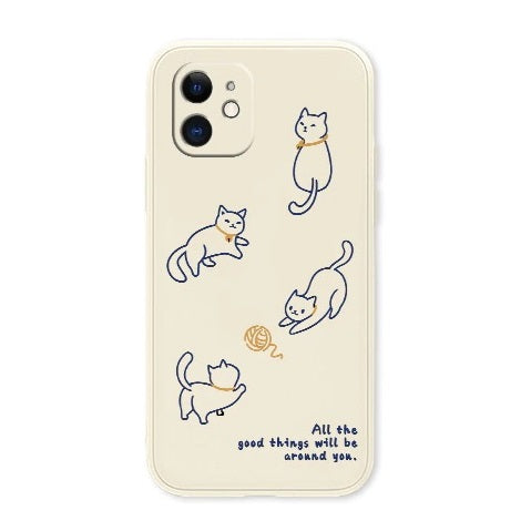 Cartoon Cats Phone Case (For iPhone)