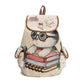 Hand Drawn Style Cat Backpack