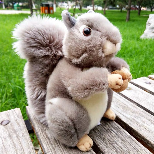 Lifelike Squirrel Plush Toy