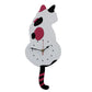 Wagging Tail Cat Back Clock