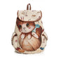 Hand Drawn Style Cat Backpack