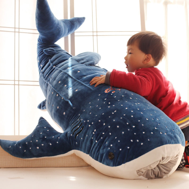 Blue Whale Shark Plush Toy