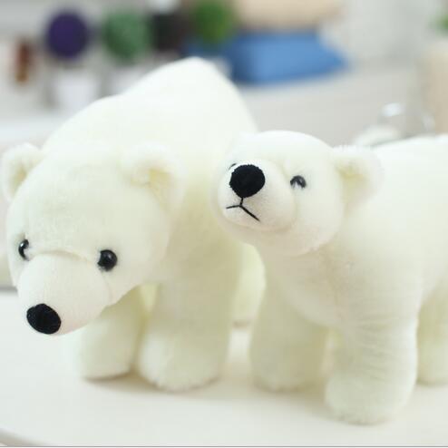 北極熊絨毛玩具