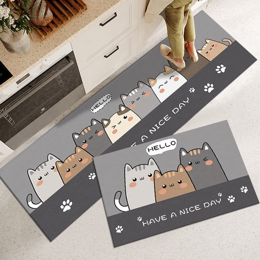 Cat Kitchen Floor Mat