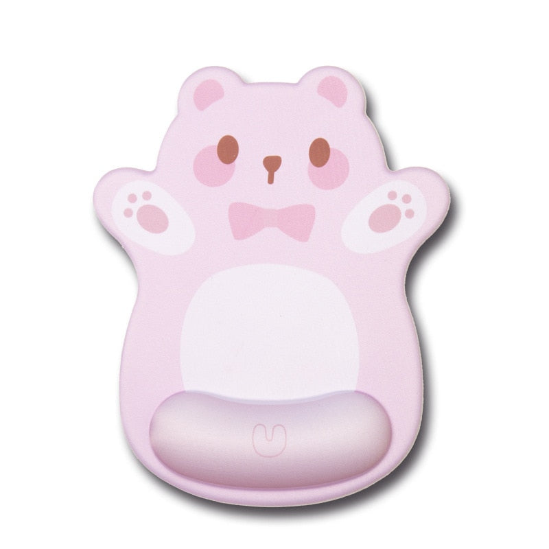 Cute Cat Mouse Pad with Wrist Rest