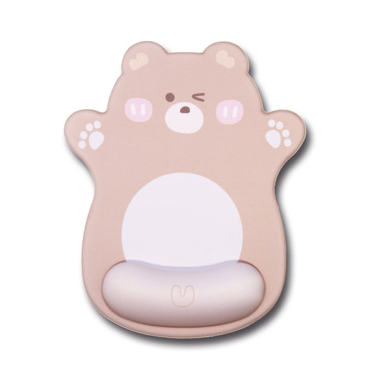 Alfombrilla de ratón con reposamuñecas, diseño de oso