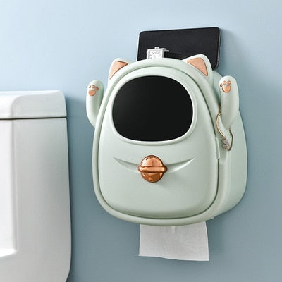 Cat Shape Toilet Paper Holder